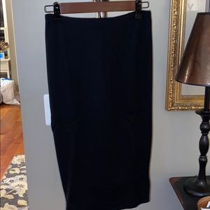 Women’s black pencil skirt